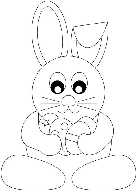 Easter bunny coloring pages to print to download and print for free