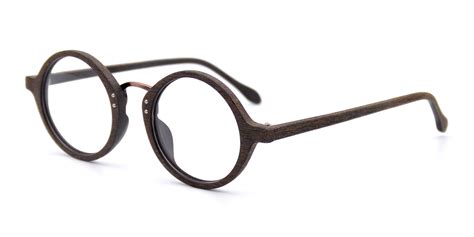 Vintage Retro Mens Round Eyeglass Frames Rx-able Spectacles Glasses ...