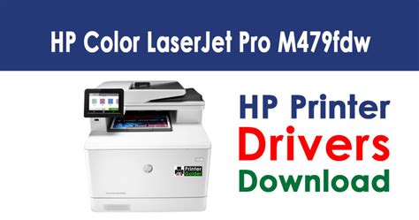 HP Color LaserJet Pro M479fdw Printer Driver Free Download