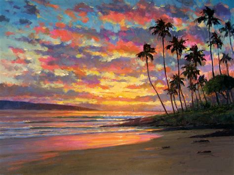 Sunset Breath of Aloha in 2021 | Sunset beach hawaii, Art website, Big ...