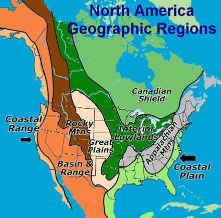 Major Sub-regions - U.S and Canada Culture Region