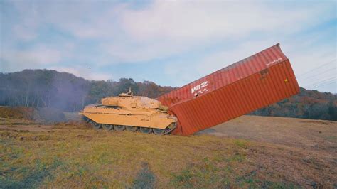 Texas: Remote-Controlled Full-Size Battle Tank Smashes Things for ...