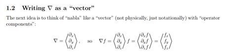 notation - What does the symbol nabla indicate? - Mathematics Stack ...