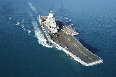 Gray aircraft carrier ship, aircraft carrier, INS Vikramaditya, Indian ...