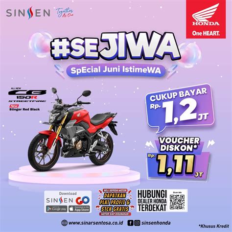 Promo Motor Honda Special di Juni, DP Ringan hanya Rp 800 Ribu