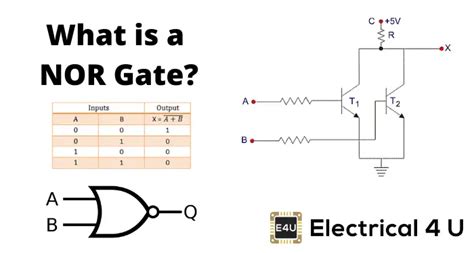 NOR Gate: What is it? (Working Principle & Circuit Diagram) | Electrical4U