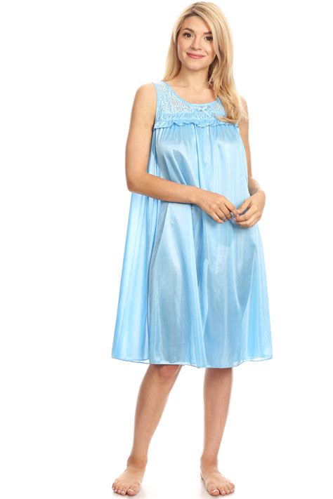 9047 Women Nightgown Sleepwear Pajamas Woman Sleep Dress Nightshirt ...