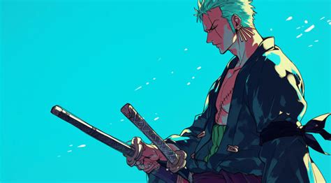 Digital Roronoa Zoro Minimal One Piece Art Wallpaper, HD Anime 4K ...