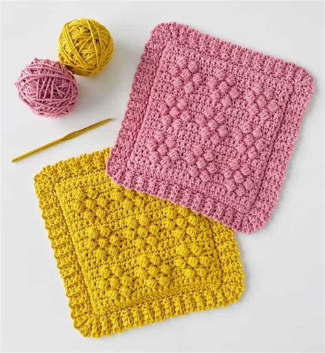 15 Free Crochet Patterns made with Lily Sugar'n Cream Cotton - Daisy ...