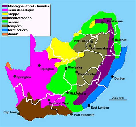 South Africa : Climate & Geography