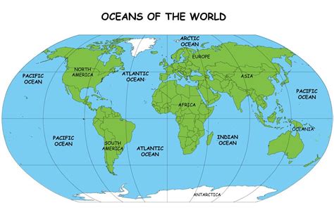 Map Of The Oceans