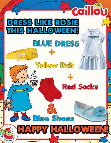 Dress Up as Rosie for Halloween! Check out this easy DIY #Caillou # ...