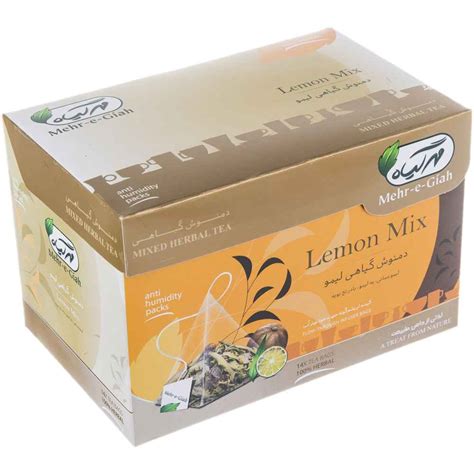 Mixed Herbal Tea Bags; Lemon, Lemon Balm & Lemon Verbena