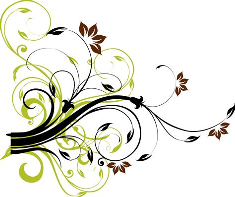 Floral Swirl Artistic Free Photo Transparent HQ PNG Download | FreePNGImg