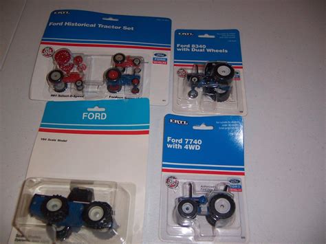 Ertl 1/64 Scale Tractor Lot Ford Historical Set F 8N 981 7740 8340 976 ...