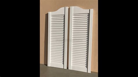 Internal White Painted Louvre Doors | Simply Shutters