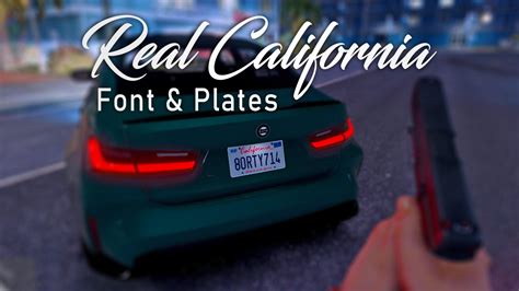 Real California Font & Plates - GTA5-Mods.com