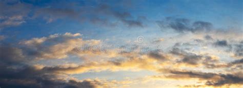 Dark Clouds in the Blue Sky during Sunset Stock Image - Image of heaven ...