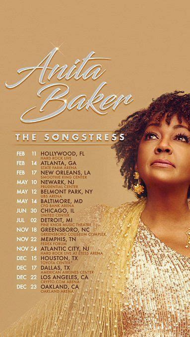 Anita Baker Tour 2023: Tickets, where to buy, dates, venues, and more