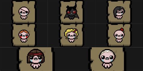 Binding Of Isaac Playable Characters