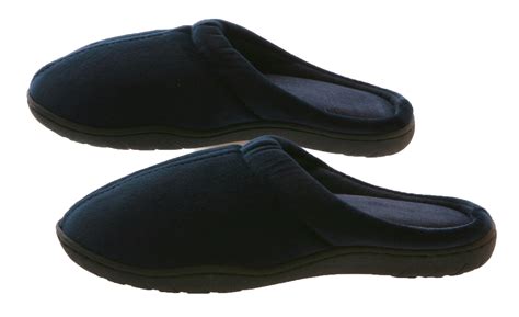 Deluxe Comfort Men's Indoor/Outdoor Slip-On Memory Foam House Slippers ...