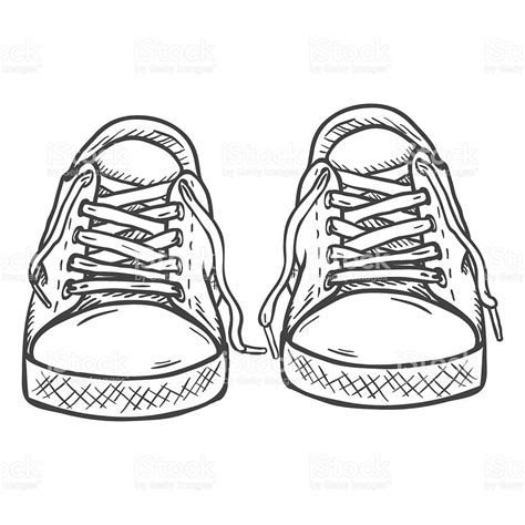 Shoes From The Front Drawing at GetDrawings | Free download