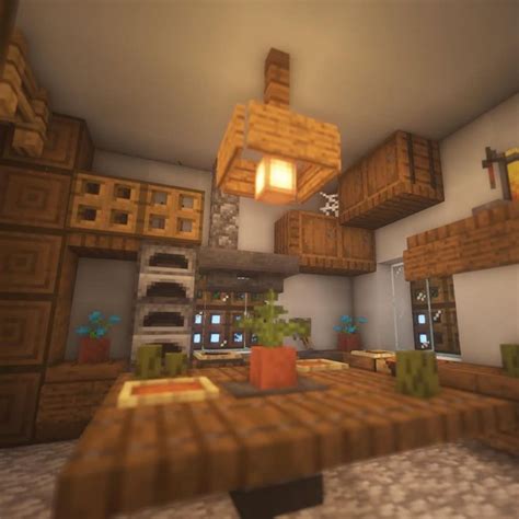 Minecraft kitchen interior design | Minecraft designs, Cute minecraft ...