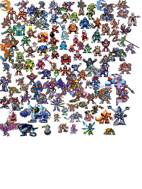 mega man and mega man x bosses by appleOdoom on DeviantArt