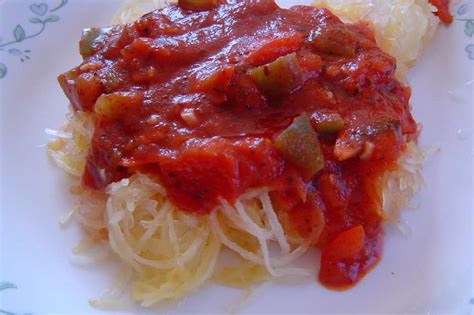 Spaghetti Squash With Red Sauce Recipe - Red.Food.com