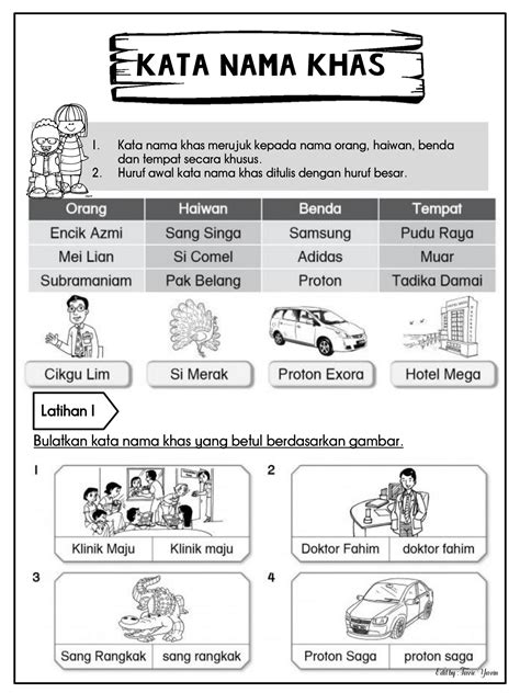 Latihan Kata Nama Khas Latihan Kata Nama Khas Pdf – NBKomputer