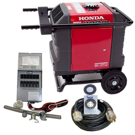 Honda Inverter 3,000-Watt Air-Cooled Gasoline Generator 120-Volt Single ...