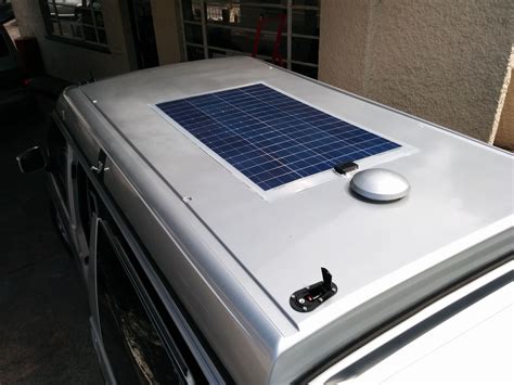 Solar Camper Solutions - VW T4 T5 T6 Stick-on Solar Panel Kit | Solar ...