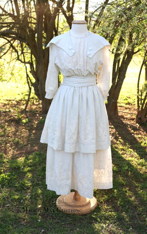 1916-17 Suffragette Dress – Maggie May Clothing- Fine Historical Fashion