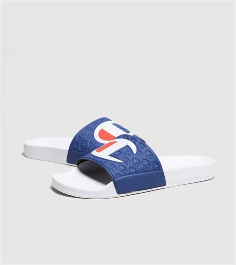 Lyst - Champion Logo Slides in White for Men