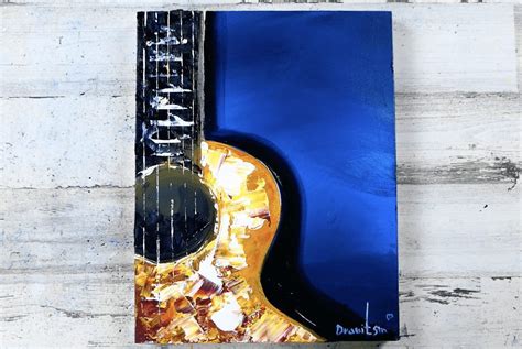 Acoustic Guitar Abstract | UrArtStudio