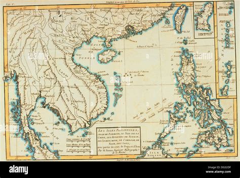 South East Asia, 18th century map Stock Photo - Alamy