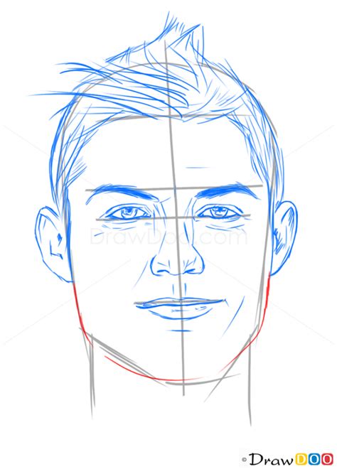 How to Draw Cristiano Ronaldo, Celebrities | Cristiano ronaldo, Ronaldo ...