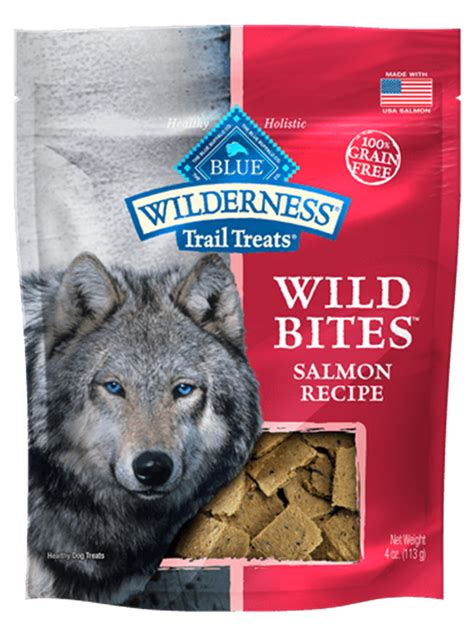 Blue Wilderness Wild Bites Salmon Treats for Dogs - Whiskers Holistic ...