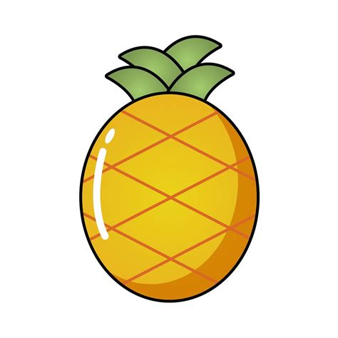 Download Pineapple, Cartoon, Fruit. Royalty-Free Stock Illustration ...