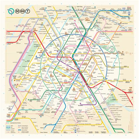 The New Paris Metro Map - Vivid Maps