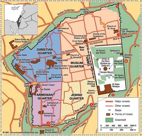 Navigating The Tapestry Of History: A Guide To Jerusalem Walking Maps ...