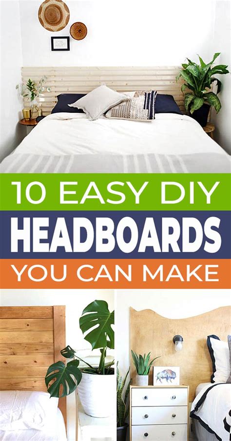 10 Easy DIY Headboard Ideas You Can Make • The Budget Decorator