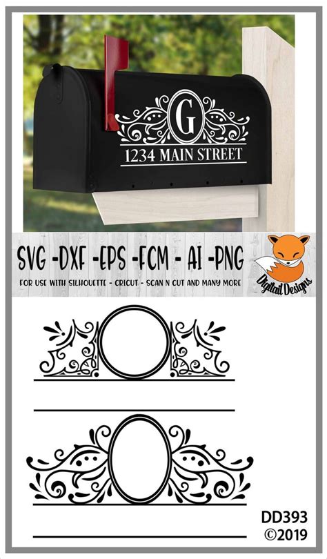 Mail Box Decal SVG png dxf eps ai fcm Address | Etsy in 2021 | Mailbox ...