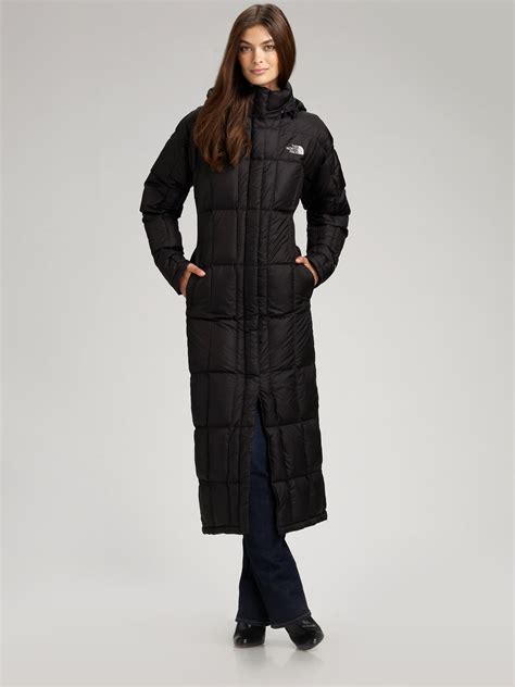 Lyst - The North Face Triple Long Puff Jacket in Black