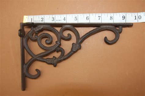 Large Decorative Shelf Brackets, 9 1/4 inch Cast Iron, B-62 by ...