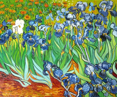 Irises - Vincent Van Gogh - Oil Painting Reproduction at overstockArt ...