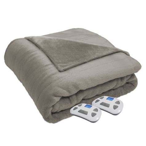 Serta Silky Plush Heated Electric Blanket - Overstock - 18654814