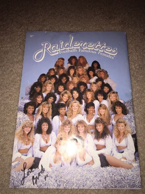 1989 RAIDERS Raiderettes calendar signed Beautiful RARE for Sale in ...