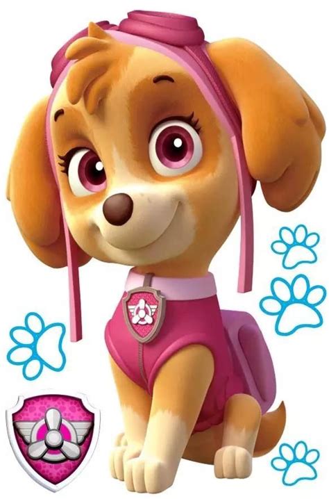 Paw Patrol -Skye | Fiesta de la patrulla canina, Paw patrol png ...