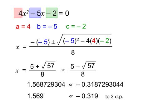 MEDIAN Don Steward mathematics teaching: quadratic formula